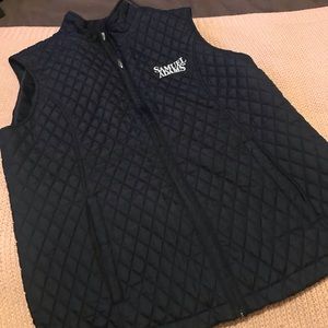 thin puffy vest